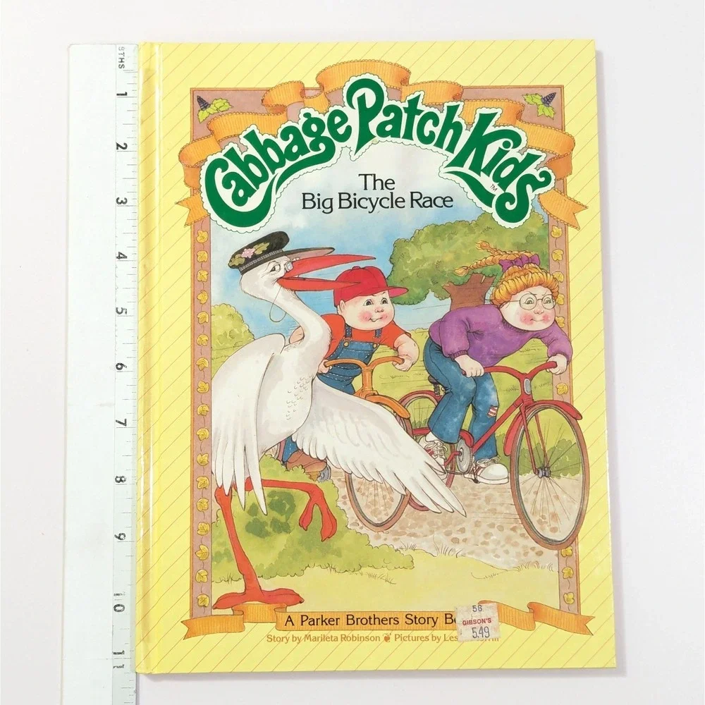 Lot of 3 Vintage CABBAGE PATCH KIDS 1984 Parker Bros. Hardcover Children's Books